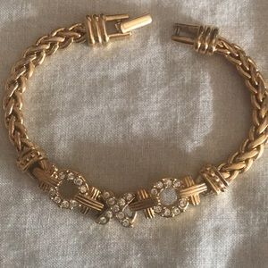 Swarovski Gold Plated Bracelet with crystals